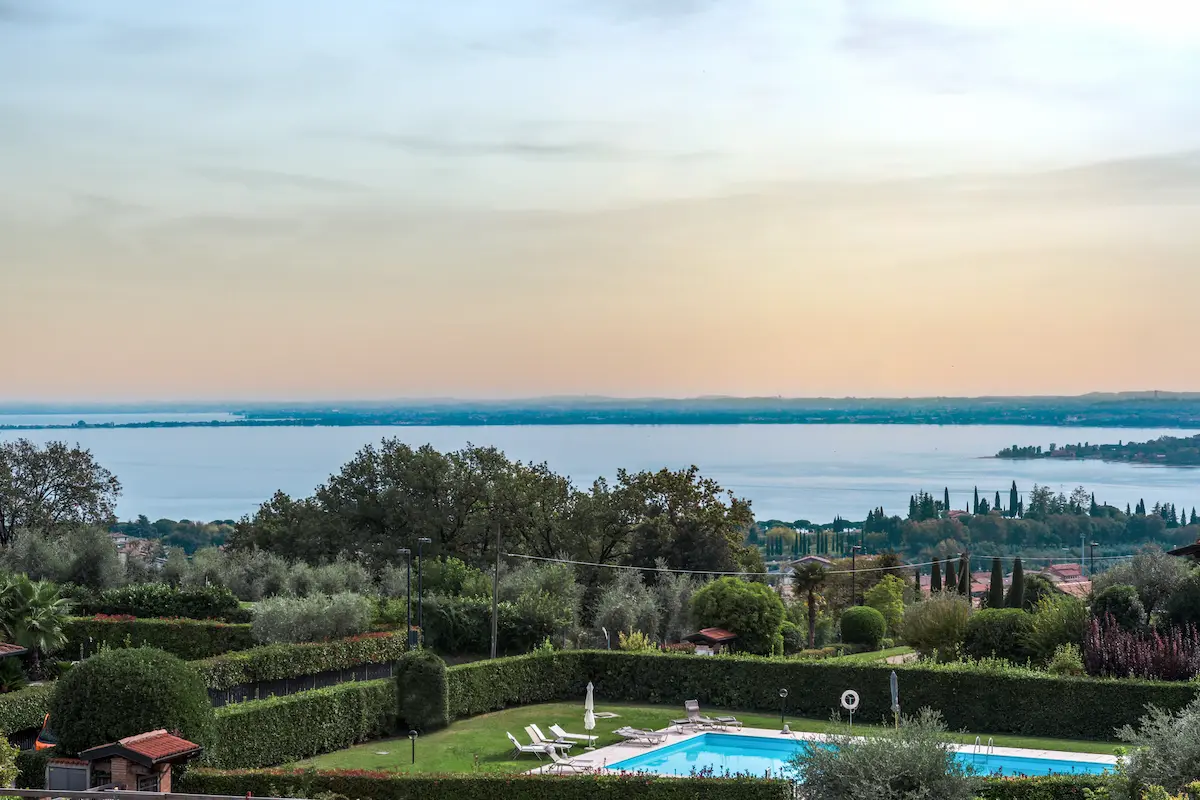 Lake Garda view from Villa Tullia