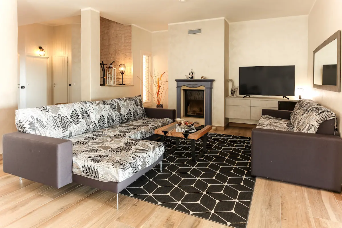 Villa Tullia living room